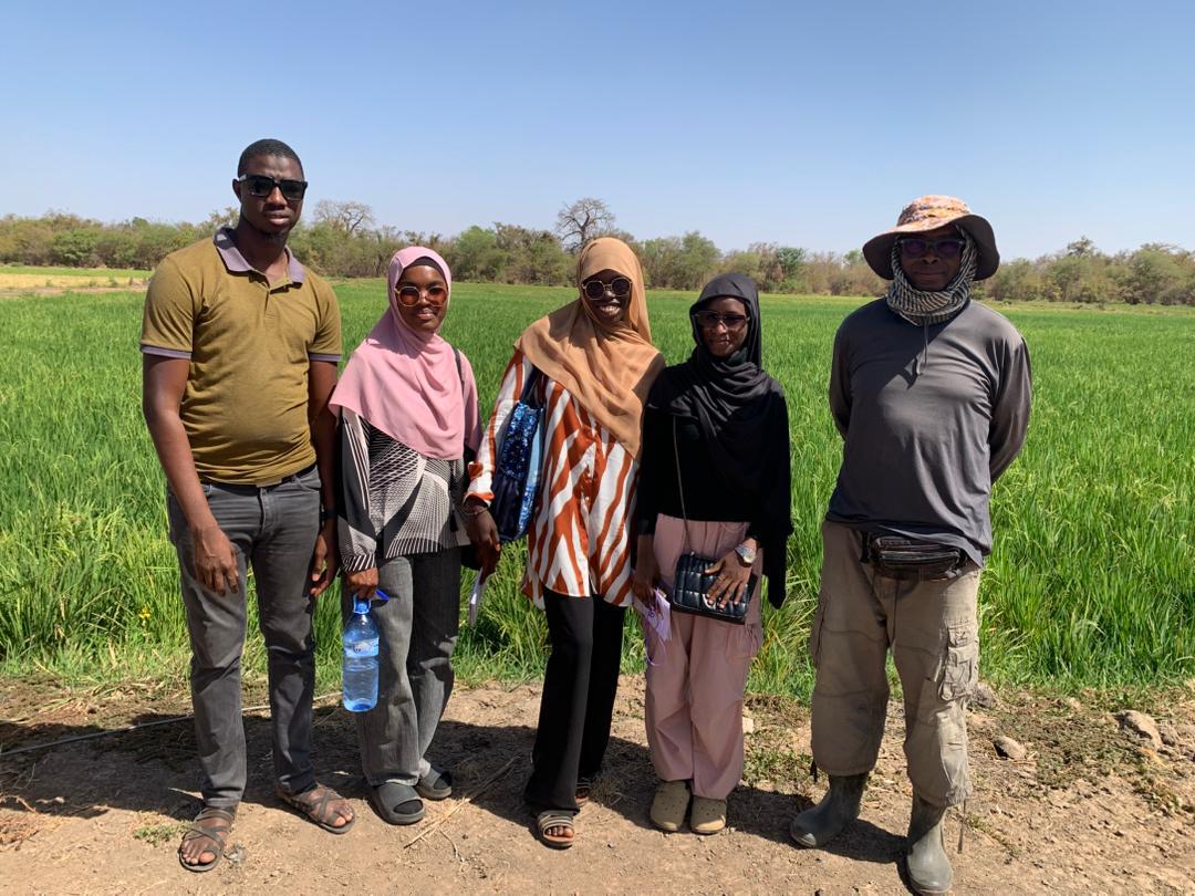 ThreshWorks team at Maro Farm in Sapu during field research visit